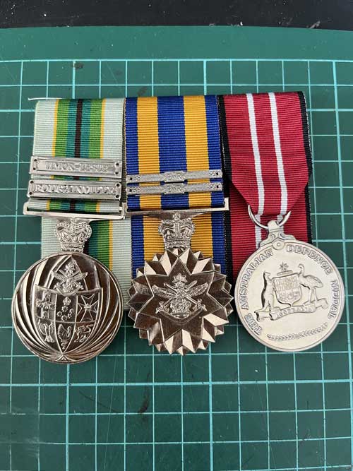 Professional Military Court Medal Mounting Service – Medal